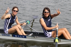 女子が健闘 女子舵手なしペアは連覇 全日本選手権 明大スポーツ新聞部